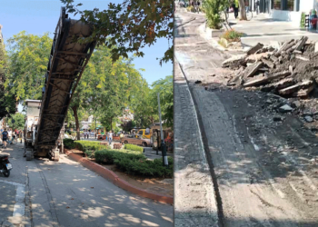 Ξεκίνησε η ασφαλτόστρωση του Κέντρου της Πτολεμαΐδας - Δείτε εικόνες & βίντεο ( ρεπορτάζ της Κούλας Πουλασιχίδου )
