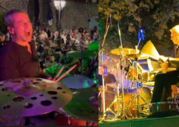 Ανδρέας Λοβέρδος: Έπαιξε ντραμς σε πανηγύρι στη Φωκίδα χθες βράδυ - Δείτε βίντεο