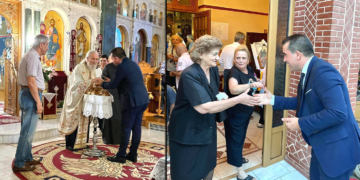 Ο Χάρης Κάτανας στον Πανηγυρικό Εσπερινό στον Ιερό Ναό Αγίου Ιωάννου Προδρόμου Πτολεμαΐδας