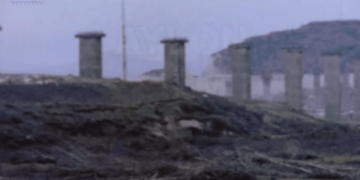 Σπάνιο ντοκουμέντο από το 1973 - Η Υψηλή Γέφυρα στη λίμνη Πολυφύτου υπό κατασκευή