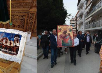Με λαμπρότητα εορτάστηκε στον Ιερό Ναό Αγίου Στεφάνου και Οσίας Παρασκευής της Επιβατινής Πτολεμαΐδος, η 35η επέτειος των εγκαινίων του ναού & η εορτή της Παναγίας Μυρτιδιωτίσσης ! ( ρεπορτάζ της Κούλας Πουλασιχίδου)