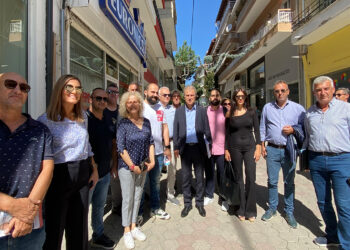 Γιώργος Αμανατίδης: Στην αγορά της Πτολεμαΐδας βρέθηκε η “Συμμαχία για την Ανάπτυξη”