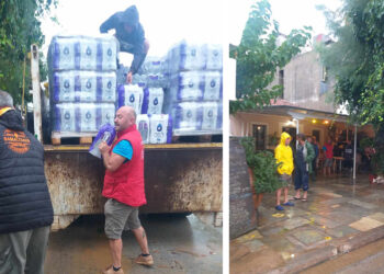 Κακοκαιρία Elias: Παράδοση ανθρωπιστικής βοήθειας από το Δήμο Κοζάνης στο Πήλιο