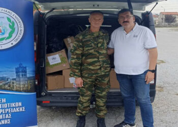 Η Ένωση Στρατιωτικών Κοζάνης βρέθηκε κοντά στους πληγέντες της Θεσσαλίας