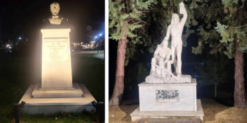 Φωταγώγηση αγαλμάτων, προτομών και μνημείων της πόλης της Φλώρινας