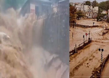 Πήλιο: Χείμαρροι «πνίγουν» αυτοκίνητα  – Εικόνες Αποκάλυψης στο Βόλο