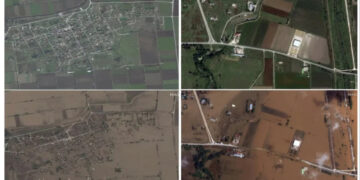 Ο Θεσσαλικός Κάμπος «πέθανε» και έγινε τεράστια λασπολίμνη -Εικόνες και βίντεο γροθιά στο στομάχι