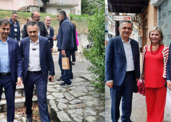 Φωτογραφίες από τη σημερινή επίσκεψη του κλιμακίου της ΝΔ στο νομό Γρεβενών, παρουσία Χάρη Θεοχάρη και Ζέτας Μακρή