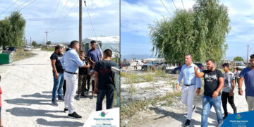 Ο Χάρης Κάτανας στον Οικισμό Ρομά Πτολεμαΐδας