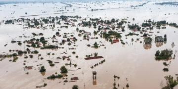 Φοβερές εικόνες από DRONE από τη Μεταμόρφωση Καρδίτσας – Θάφτηκε κάτω από τόνους νερού-VIDEO