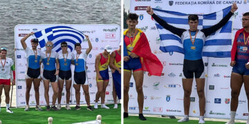 Χρυσή Ελληνική αθλητική τετράδα στο Βουκουρέστι – Ανάμεσά της, ο 16/χρονος Παναγιώτης Μακρυγιάννης από το Πλατανόρρευμα