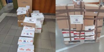 Παράδοση ανθρωπιστικής βοήθειας από τον ΣΠΑΡΤΑΚΟ στους πληγέντες της Θεσσαλίας