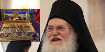 Στην Κοζάνη η Αγία Ζώνη της Παναγίας από την Ιερά Μεγίστη Μονή Βατοπαιδίου συνοδεία του Καθηγούμενου της Μονής Γέροντος Εφραίμ