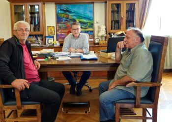 Συνάντηση του δημάρχου Κοζάνης Λάζαρου Μαλούτα με εκπροσώπους των λαϊκών αγορών