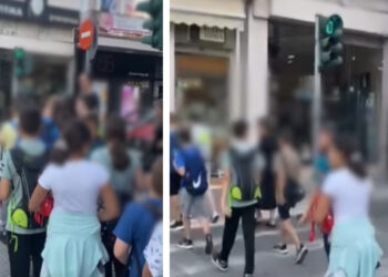 Αστυνομικοί της Τροχαίας Κοζάνης κάνουν βιωματικό μάθημα κυκλοφοριακής αγωγής σε μικρούς μαθητές-VIDEO