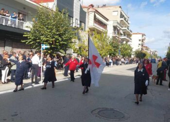 Συμμετοχή του ΠΤ του Ελληνικού Ερυθρού Σταυρού Πτολεμαΐδας στο συνεορτασμό των Ελευθερίων της Πτολεμαϊδας και της Εθνικής Επετείου της 28ης Οκτωβρίου