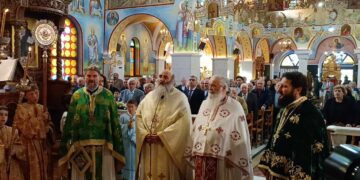 Πανηγυρική Θεία Λειτουργία και Δοξολογία για την απελευθέρωση της Πτολεμαΐδος στον Ιερό Ναό Αγίου Στεφάνου και Οσίας Παρασκευής της Επιβατινής ( ρεπορτάζ της Κούλας Πουλασιχίδου )