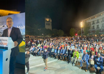 Λάζαρος Μαλούτας στην κεντρική προεκλογική συγκέντρωση: “Να πετύχουμε όλοι μαζί τη μεγάλη νίκη της ΕΝΟΤΗΤΑΣ την Κυριακή”