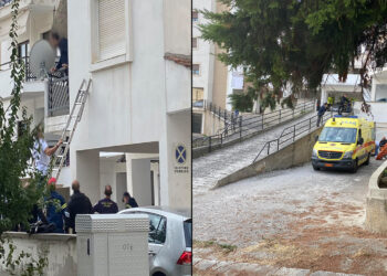 Εξέλιξη ΣΟΚ: Έπεσε τελικά από το μπαλκόνι ο άνδρας που απειλούσε να αυτοκτονήσει στην Κοζάνη