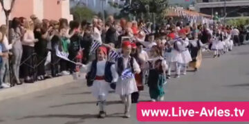 Ολόκληρη η παρέλαση της σημερινής επετείου για την 10η Οκτωβρίου στα Σέρβια-VIDEO