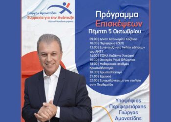 Γιώργος Αμανατίδης "Συμμαχία για την Ανάπτυξη" Το πρόγραμμα της Πέμπτης 5/10