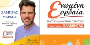 Ο Ζάμπρας Μάρκος, υποψήφιος Δημοτικός Σύμβουλος με την “Ενωμένη Εορδαία” μας συστήνεται