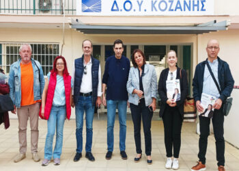 Η  Γ. Ζεμπιλιάδου επισκέφτηκε Υπηρεσίες και Εμπορικά Καταστήματα στην Κοζάνη