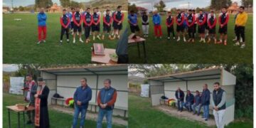 “Αγιάσθηκε” για τη νέα ποδοσφαιρική χρονιά η Δόξα Βερμίου Πύργων (φωτ)