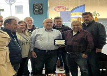 Tο σωματείο ραδιοταξί Κοζάνης «Eurotaxi» τίμησε τον Μιχάλη Παπαδόπουλο