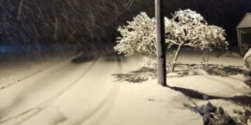 Το έστρωσε για τα καλά στις Κάτω Κλεινές στην Φλώρινα (φώτο)