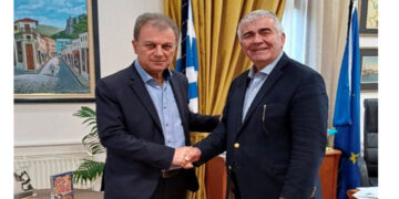 Συνάντηση του Γραμματέα Αποκεντρωμένης Διοίκησης Σεραφείμ Λιάπη  με το νέο Περιφερειάρχη Γιώργο Αμανατίδη