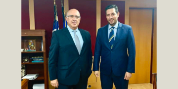 Επενδύσεις τεχνολογικού ενδιαφέροντος στην περιοχή συζητήθηκαν στη συνάντηση του βουλευτή Μ. Παπαδόπουλου με τον Κ. Κυρανάκη