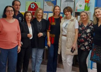 Η συγγραφέας Μαρίνα Γιώτη στο Νηπιαγωγείο & Δημοτικό Σχολείο Ασβεστόπετρας, προσκεκλημένη του Συλλόγου Γονέων και Κηδεμόνων