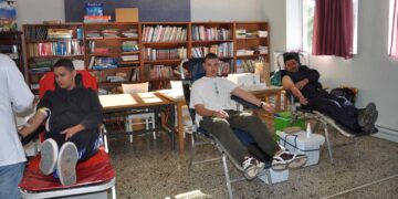 Με επιτυχία πραγματοποιήθηκε η εθελοντική αιμοδοσία που διοργάνωσε ο Φυσιολατρικός Όμιλος Κομνηνών