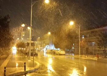 Πρώτο χιόνι στην Πτολεμαΐδα! (της Κούλας Πουλασιχίδου)