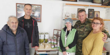 Διάθεση τροφίμων στον “Καλό Σαμαρείτη” από την Ένωση Στρατιωτικών Π.Ε. Κοζάνης