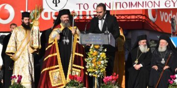 Τα λόγια με τα οποία υποδέχτηκε ο Δήμαρχος Φλώρινας Β. Γιαννάκης τον Μητροπολίτη Φλωρίνης, Πρεσπών και Εορδαίας κ. Ειρηναίο