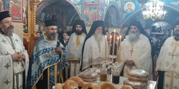 Μέγας Πανηγυρικός Πολυιερατικός Εσπερινός στον Ι.Ν. Αρχαγγέλων Τ.Κ. Πύργων Εορδαίας (ρεπορτάζ της Κούλας Πουλασιχίδου )