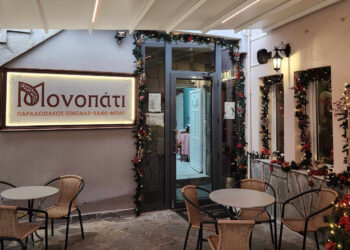 Χριστουγεννιάτικη νότα στον Ξενώνα ΜΟΝΟΠΑΤΙ στο Λέχοβο!