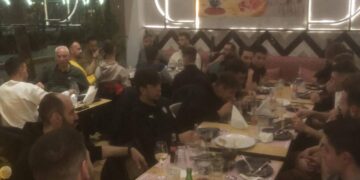 Το τραπέζι στην ομάδα παρέθεσε η διοίκηση του Μέγα Αλέξανδρου Άρδασσας (φώτο)