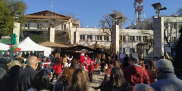 “Οδός Χριστουγέννων” στην Κεντρική Πλατεία της Πτολεμαΐδας