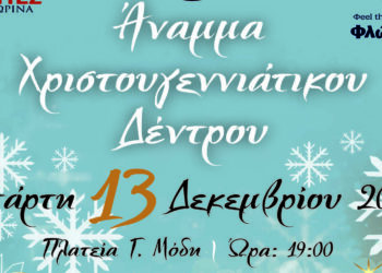 Την Τετάρτη 13 Δεκεμβρίου η φωταγώγηση του Χριστουγεννιάτικου Δέντρου στην Φλώρινα με συναυλία με τους Stavento και Ήβη Αδάμου.