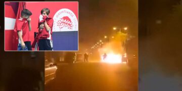 Διασωληνωμένος στη ΜΕΘ ο 31χρονος αστυνομικός που τραυματίστηκε από ναυτική φωτοβολίδα