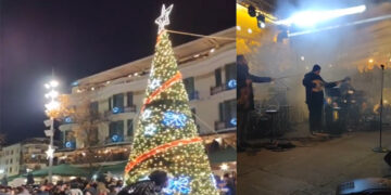 Κοζάνη: Επίσημη έναρξη για την εορταστική περίοδο με τη φωταγώγηση του χριστουγεννιάτικου δέντρου