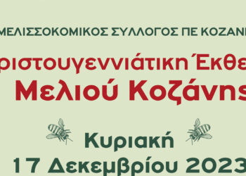Κοζάνη: Χριστουγεννιάτικη Έκθεση Μελιού την Κυριακή 17/12
