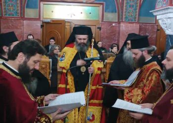 Χοροστατούντος του Σεβασμιωτάτου Μητροπολίτου μας κ.κ. ΕΙΡΗΝΑΙΟΥ, τελέστηκε η Ακολουθία της Τριθέκτης στον κατάμεστο Ι.Ν. Αγίας Σκέπης Πτολεμαϊδας ( ρεπορτάζ της Κούλας Πουλασιχίδου )