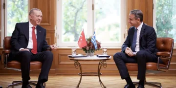 Με… ντολμαδάκια για ορεκτικό το γεύμα εργασίας Μητσοτάκη – Ερντογάν (vid)