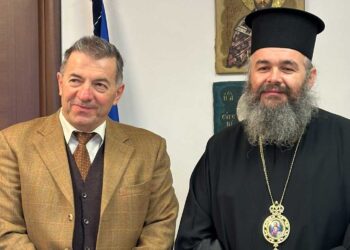 Στο Δημαρχείο Αμυνταίου βρέθηκε ο νέος Μητροπολίτης Ειρηναίος
