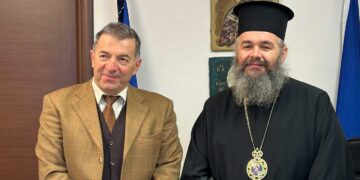 Στο Δημαρχείο Αμυνταίου βρέθηκε ο νέος Μητροπολίτης Ειρηναίος