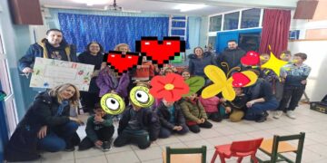 Ένα φορτηγό παιχνίδια συγκέντρωσαν οι μαθητές του Νηπιαγωγείου και Δημοτικού Σχολείου Ασβεστόπετρας για να δώσουν χαρά σε άλλα παιδιά